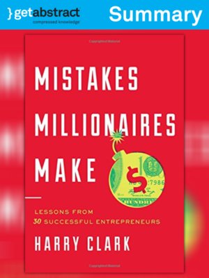 cover image of Mistakes Millionaires Make (Summary)